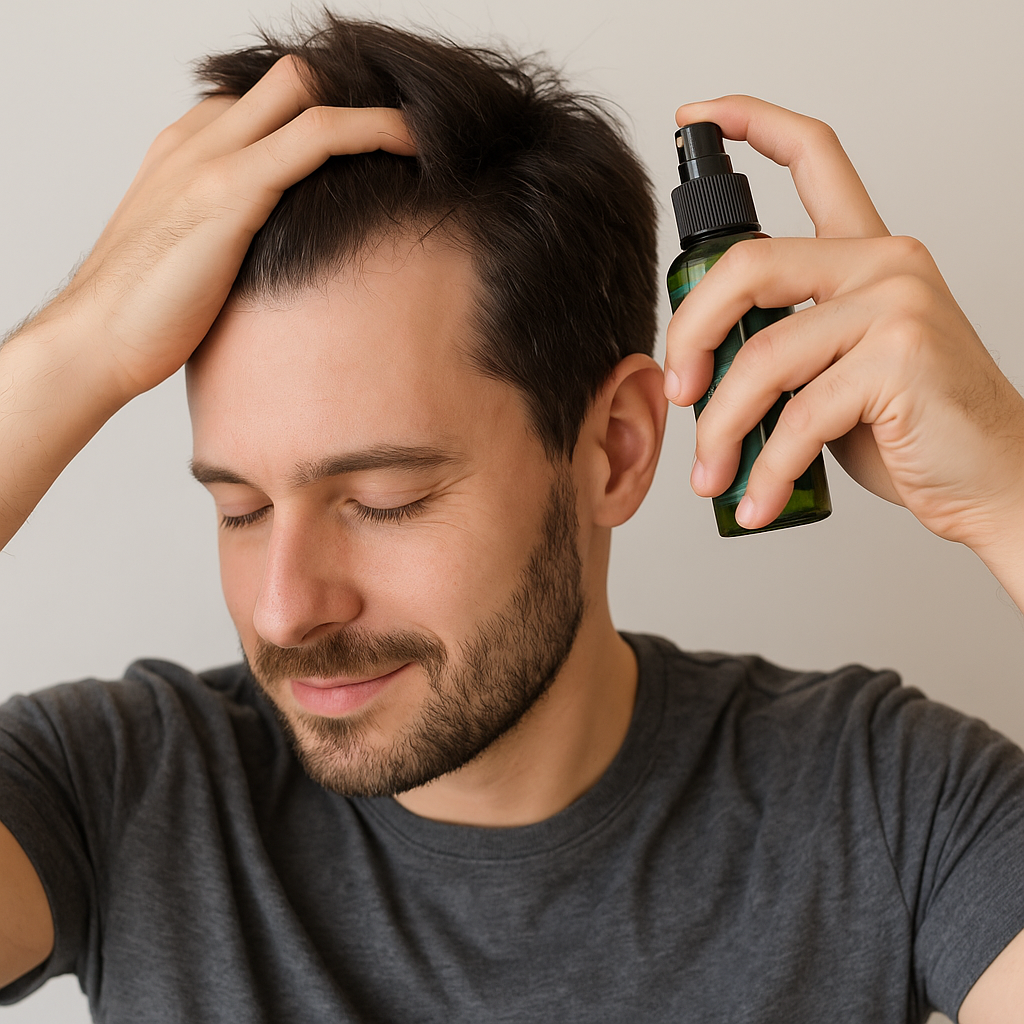 Suero Capilar de Ginseng OUHOE Natural Herbs (100ml) | Revitaliza el cuero cabelludo y el crecimiento del cabello