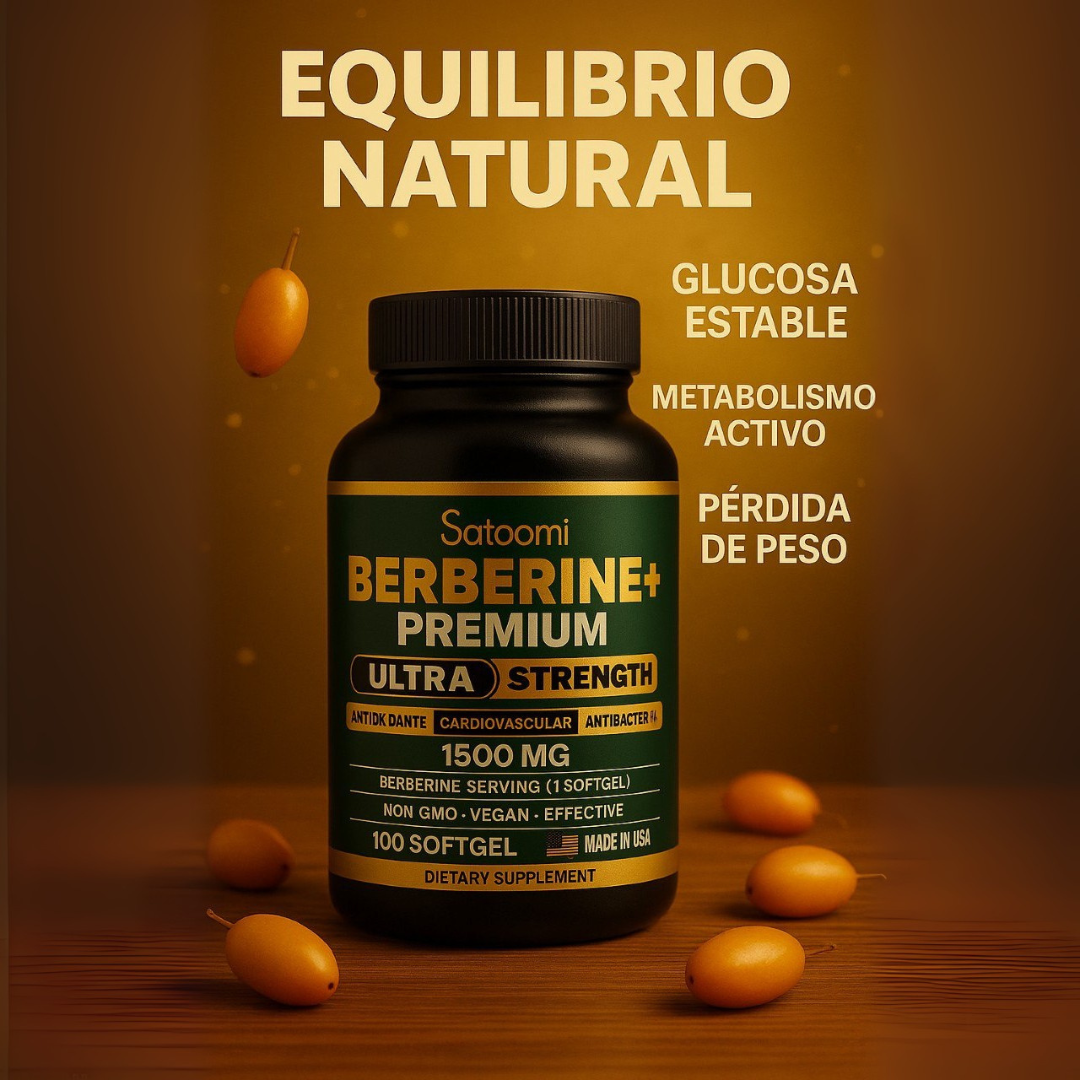 🔥 Berberine Premium: Tu aliado natural para adelgazar 🔥