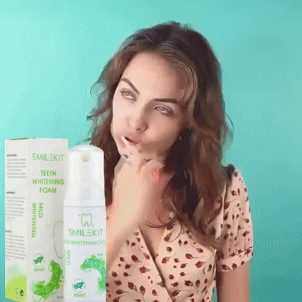 SmileKit – Espuma Dental Suave que Blanquea y Refresca