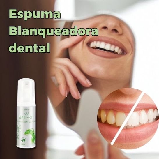 SmileKit – Espuma Dental Suave que Blanquea y Refresca