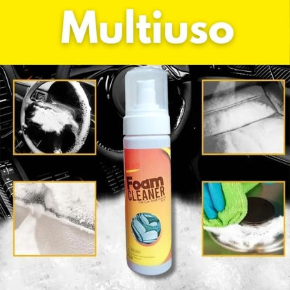 Foam Cleaner Espuma Limpiadora Multiusos – Limpieza Profunda para Hogar y Carro, Elimina Grasa y Manchas Difíciles