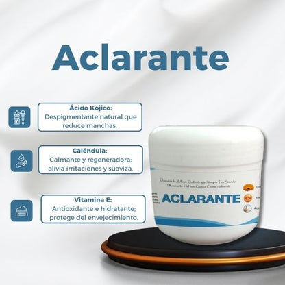 2 Crema Aclarante Despigmentante – Reduce Manchas, Melasma y Pecas –60 g