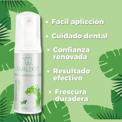 SmileKit – Espuma Dental Suave que Blanquea y Refresca