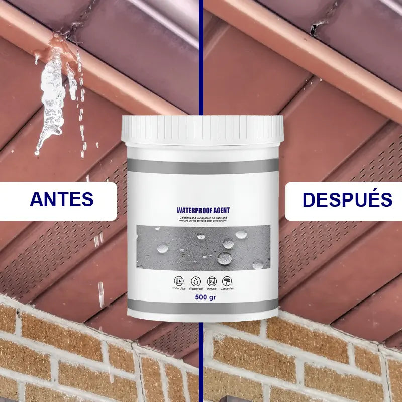 Sellador Impermeable Antifugas 500 gr  – Protección total para techos y paredes