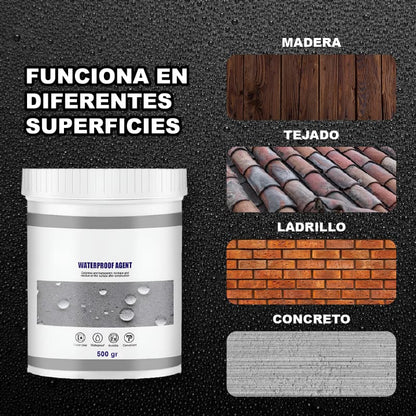 Sellador Impermeable Antifugas 500 gr  – Protección total para techos y paredes