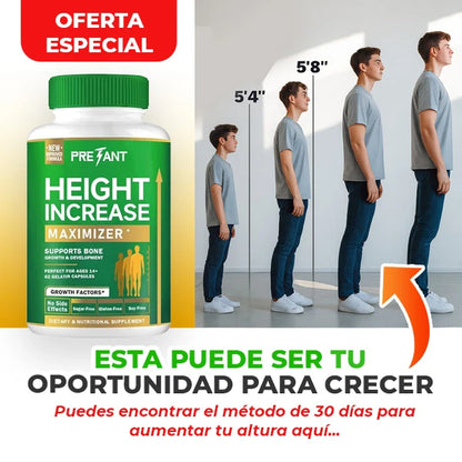 Pretant® – Maximizador de Crecimiento | Crece hasta 7cm de forma Natural