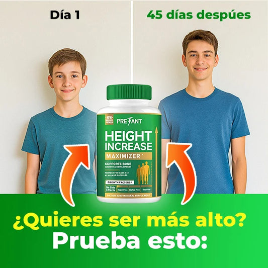 Pretant® – Maximizador de Crecimiento | Crece hasta 7cm de forma Natural