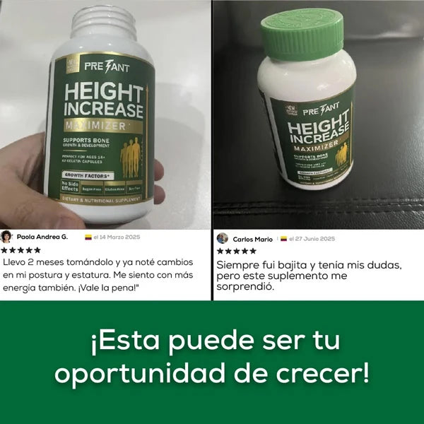 Pretant® – Maximizador de Crecimiento | Crece hasta 7cm de forma Natural
