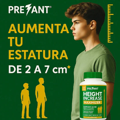 Pretant® – Maximizador de Crecimiento | Crece hasta 7cm de forma Natural