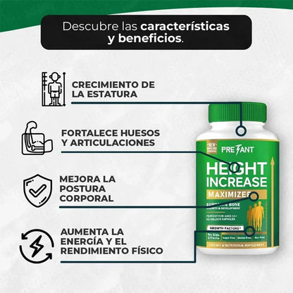 Pretant® – Maximizador de Crecimiento | Crece hasta 7cm de forma Natural