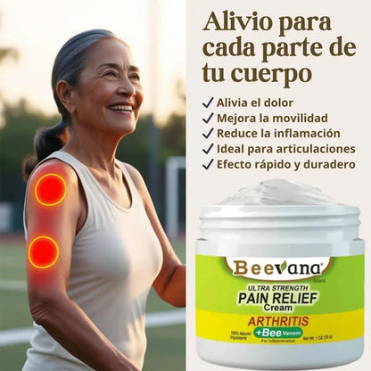 🐝 Beevana – Crema con Veneno de Abeja. Recupera tu movilidad. Recupera tu vida